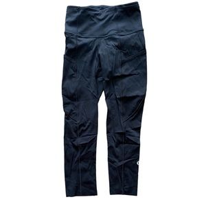 Lululemon Fast and Free Crop 19” - Size 0 - Black